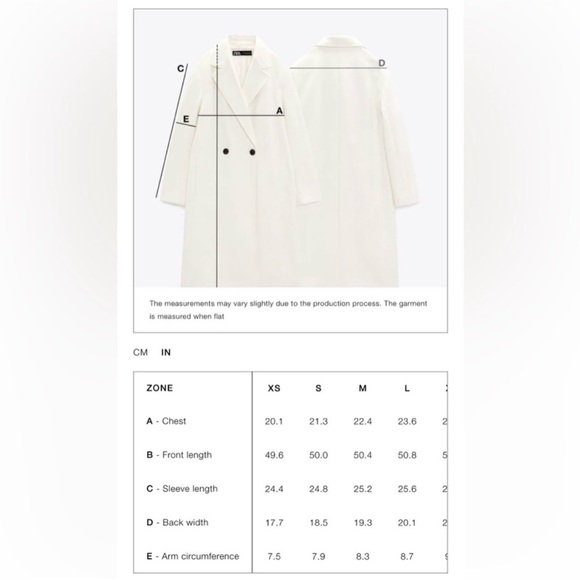 Zara Faux Fur Fleece Coat Size S - Picture 12 of 12